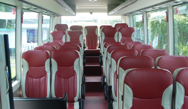 Hệ thống ghế ngồi của xe ô tô khách Samco 